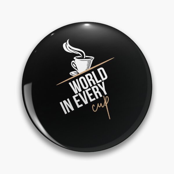 Item preview, Coffee Journey with World in every cup designed and sold by BlueGoldArt.