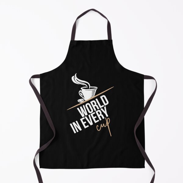 Item preview, Coffee Journey with World in every cup designed and sold by BlueGoldArt.