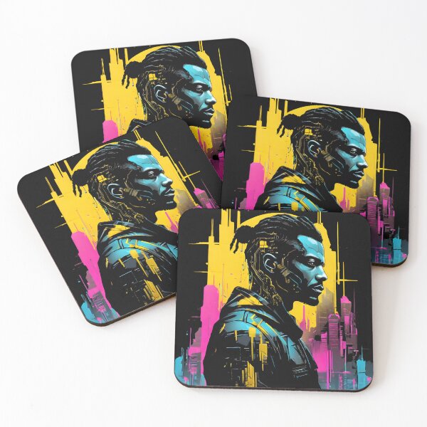Item preview, Cyberpunk Man Futuristic Style designed and sold by Bomba Visual.