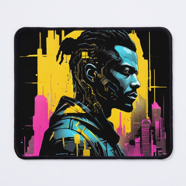 Item preview, Cyberpunk Man Futuristic Style designed and sold by Bomba Visual.
