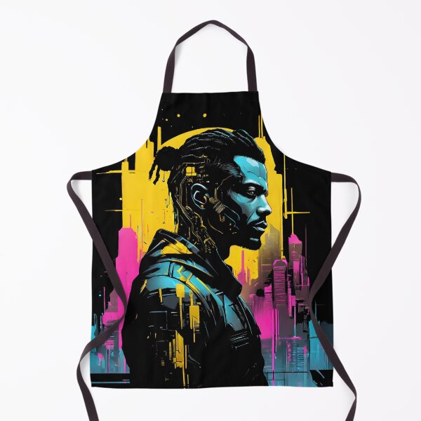 Item preview, Cyberpunk Man Futuristic Style designed and sold by Bomba Visual.
