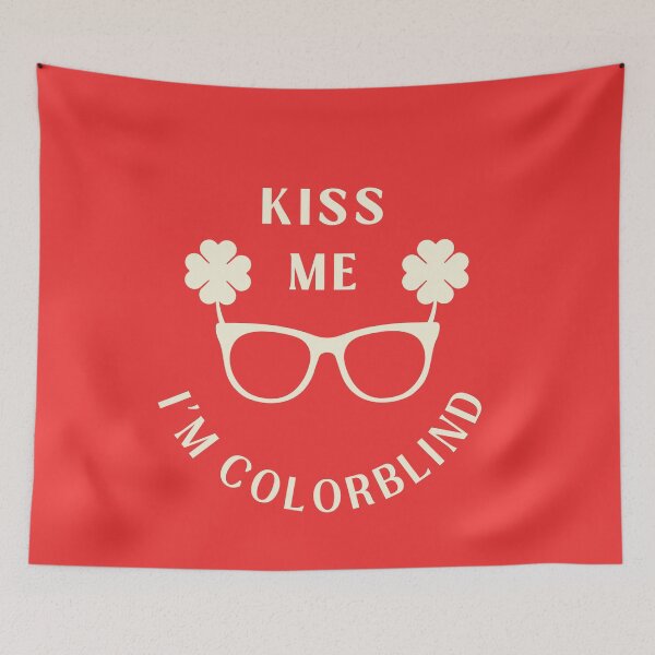 Item preview, Kiss Me I'm Colorblind St Patrick day T-Shirt designed and sold by Blanczet.