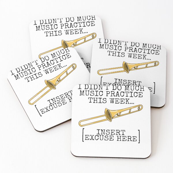 Item preview, I Didn't Do Much Music Practice, Trombone Student Funny designed and sold by doodlerob.