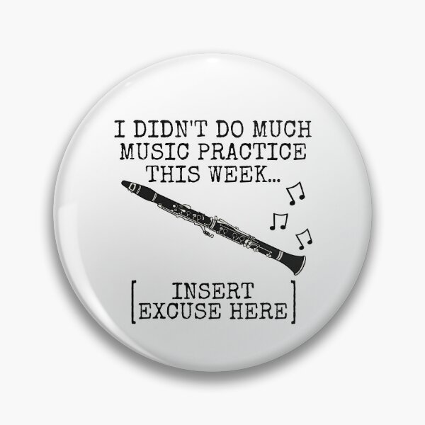 Item preview, I Didn't Do Much Music Practice, Clarinet Woodwind Musician designed and sold by doodlerob.