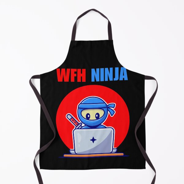 Item preview, WFH Ninja, funny freelancer, work from home saying or quote, online remote work designed and sold by NBSStore.