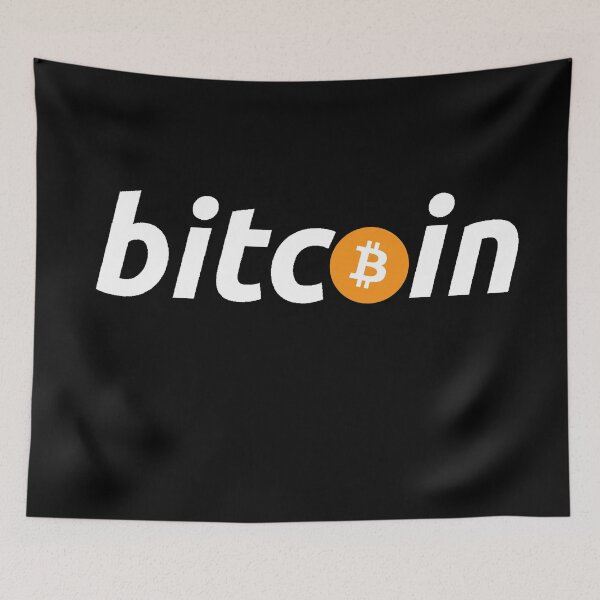 Item preview, Bitcoin word white designed and sold by Bitcoinomnis.