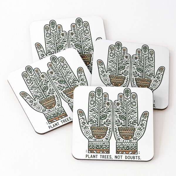 Item preview, Plant Trees, Not Doubts. designed and sold by Echonn.