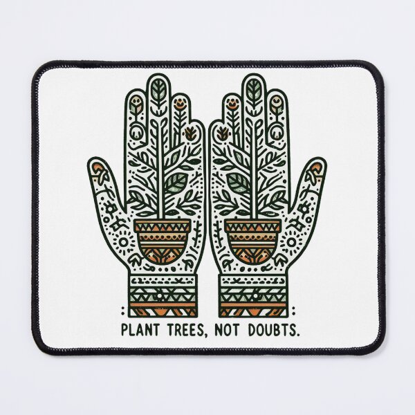 Item preview, Plant Trees, Not Doubts. designed and sold by Echonn.