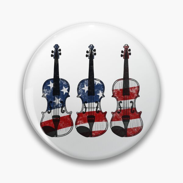 Item preview, Violin USA Flag Violinist Patriotic Musician 4th July designed and sold by doodlerob.