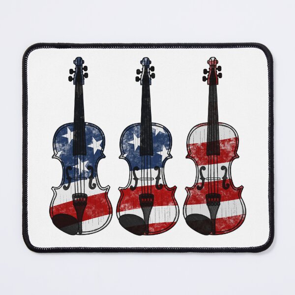 Item preview, Violin USA Flag Violinist Patriotic Musician 4th July designed and sold by doodlerob.