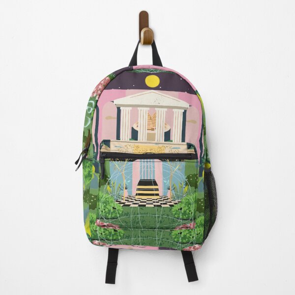 Item preview, Mistic temple, Garden, nature, night and day, sun and moon, trees designed and sold by Sugar Wisdom .