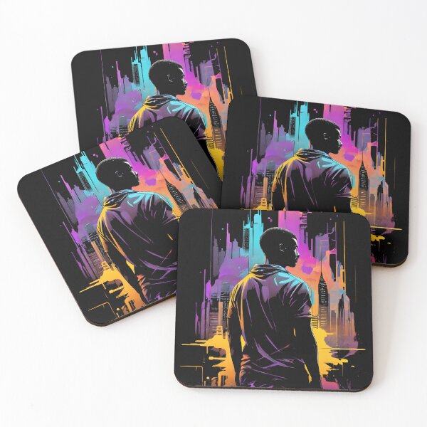 Item preview, Cyberpunk Man Meets City of Lights designed and sold by Bomba Visual.