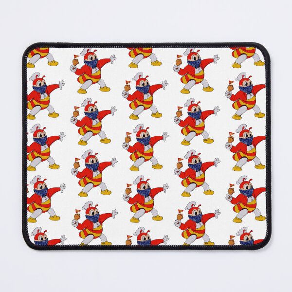 Item preview, CUTE JOLLIBEE ANGRY SPICY CHICKEN JOY STICKER designed and sold by aydapadi.