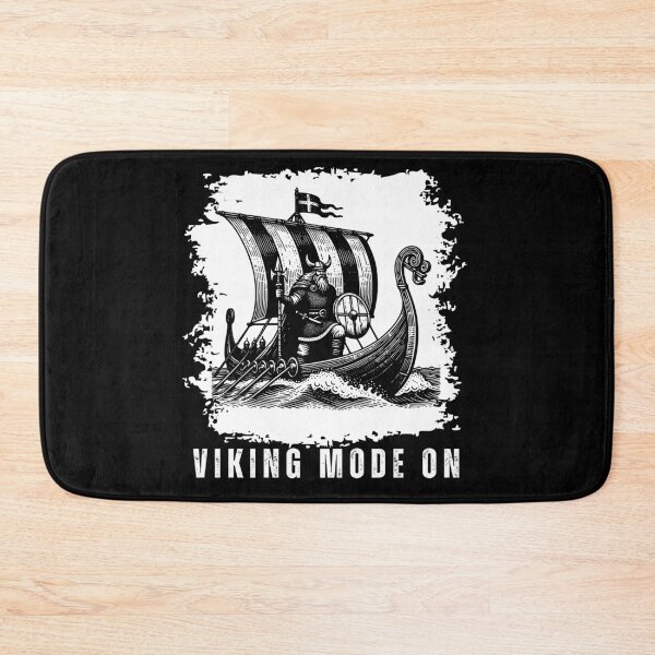Item preview, viking warrior on a viking ship viking mode on  designed and sold by Lady-Frost.