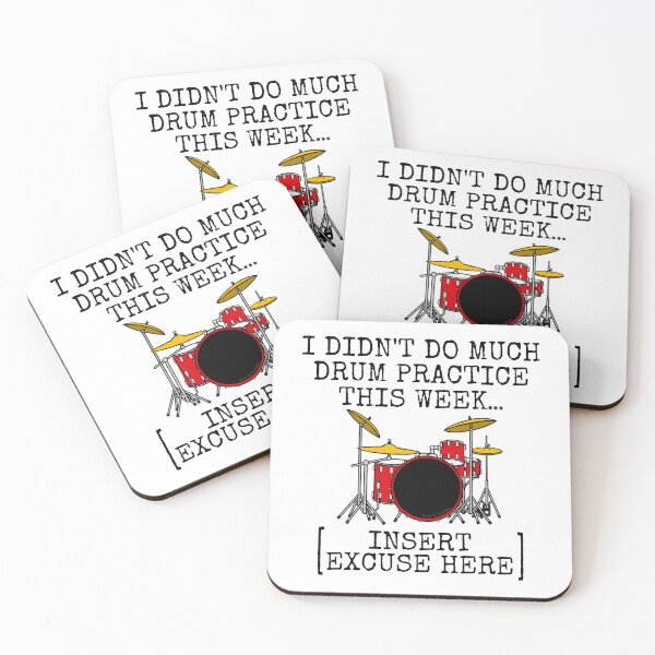 Item preview, I Didn't Do Much Drum Practice, Drummer Musician Funny designed and sold by doodlerob.