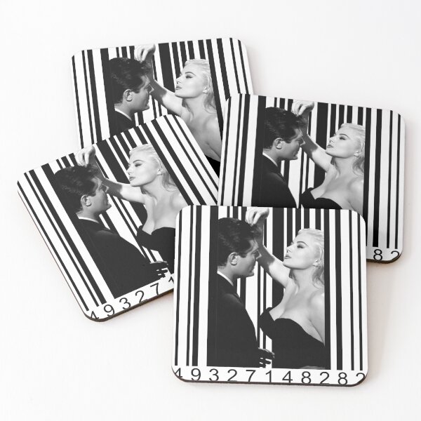 Item preview, Barcode Dreams: Marcello & Anita in Modern Motion - Collage Canvas Print Art Gift Wall Home Decor designed and sold by LT Graphic Art.