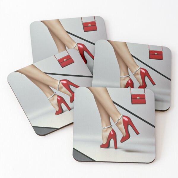 Item preview, red heels designed and sold by Shazzi shop.