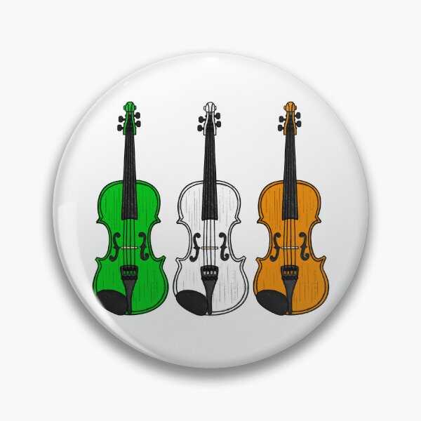 Artikelvorschau, Violine Irische Flagge Geiger St. Patrick's Day Geige entworfen und verkauft von doodlerob.