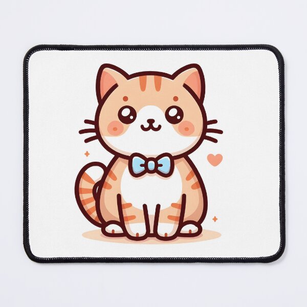 Item preview, Kawaii Cat With Bow Tie designed and sold by CanvasCutie.
