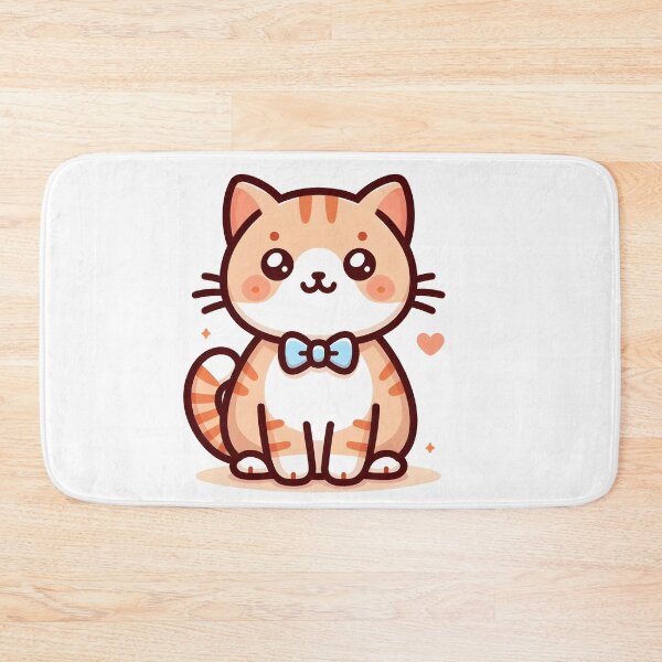 Item preview, Kawaii Cat With Bow Tie designed and sold by CanvasCutie.