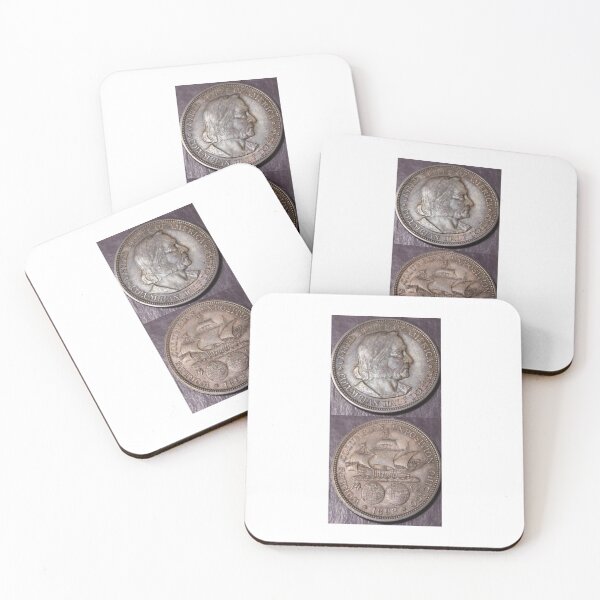 Item preview, 1892 Colombian Half Dollar Choice BU Toned Lightly  Cleaned designed and sold by coinsxcrochet.