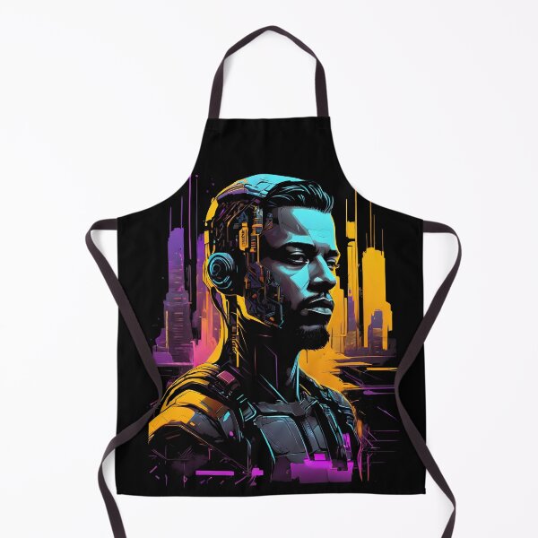Artikelvorschau, Cyberpunk-Mann entworfen und verkauft von Bomba Visual.