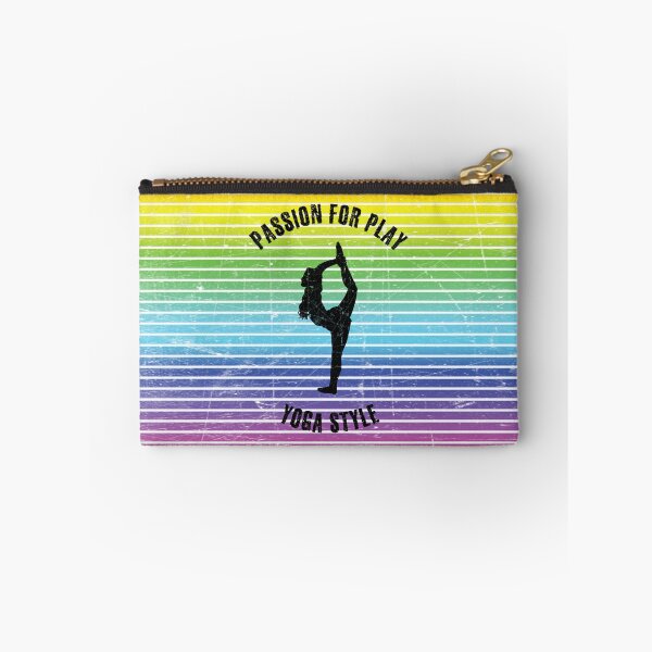 Item preview, Black silhouette of a woman standing on one leg practicing yoga designed and sold by HarridanCreates.