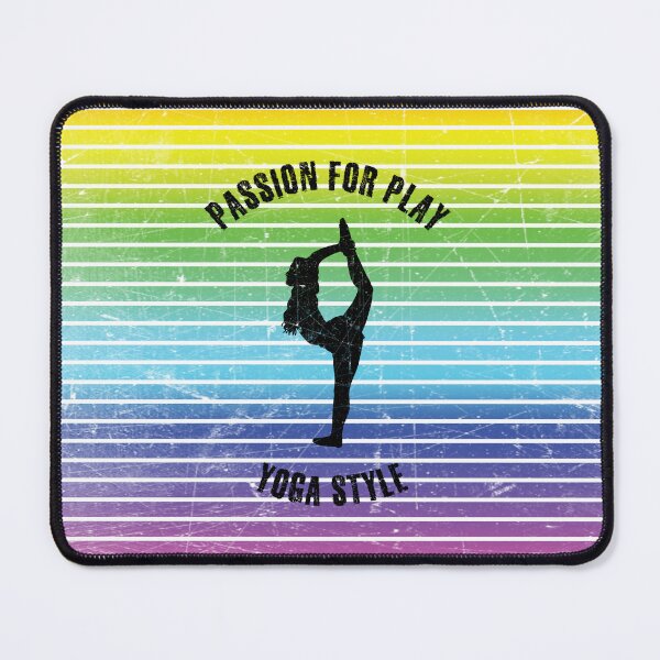 Item preview, Black silhouette of a woman standing on one leg practicing yoga designed and sold by HarridanCreates.