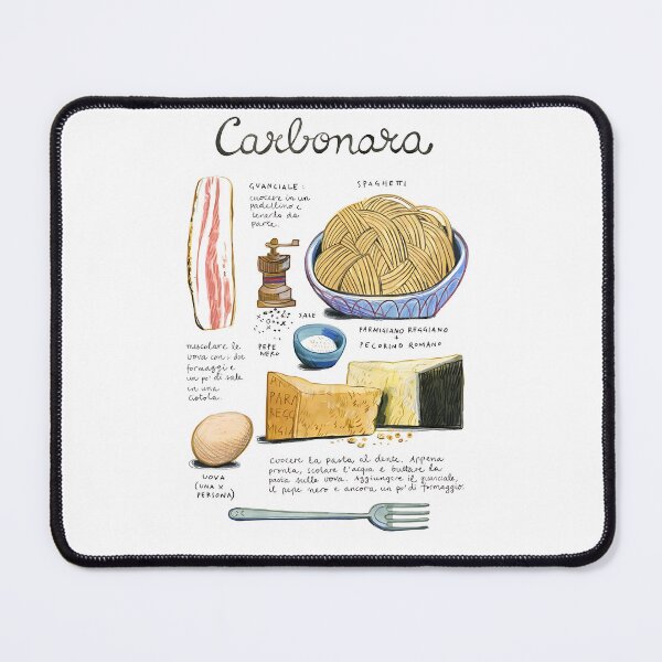 Item preview, Carbonara Definition Poster, Carbonara Print, Italian Food Art, Italian Pasta Print, Carbonara Wall Art, Italian Food Lover, Pasta Poster designed and sold by peachcakecanvas.