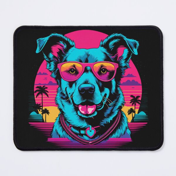 Item preview, Dog with glasses the star that brightens even the cloudiest days designed and sold by Pulsant Paintings.
