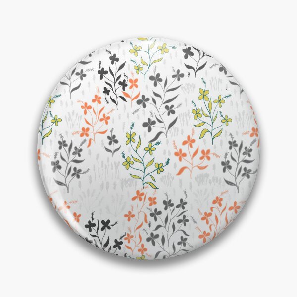 Item preview, Flowers of Spring - green orange designed and sold by SerahO.