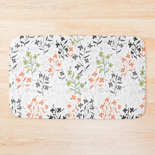 Item preview, Flowers of Spring - green orange designed and sold by SerahO.