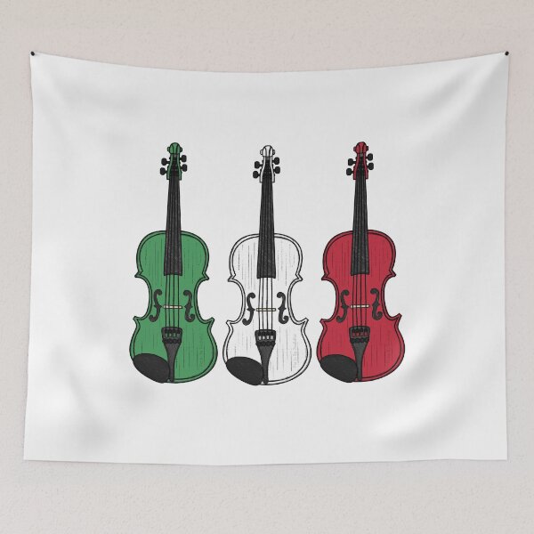 Item preview, Violin Italian Flag Violinist Musician Italy designed and sold by doodlerob.