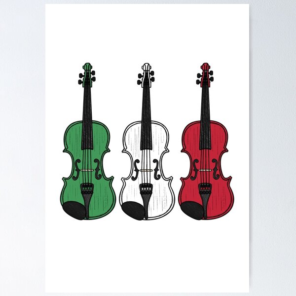 Item preview, Violin Italian Flag Violinist Musician Italy designed and sold by doodlerob.