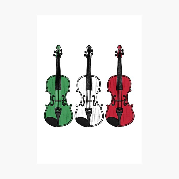 Item preview, Violin Italian Flag Violinist Musician Italy designed and sold by doodlerob.