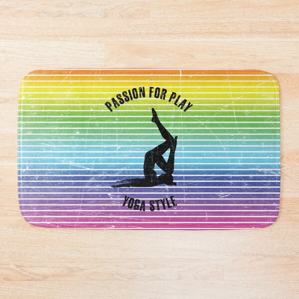 Item preview, Silueta negra de una mujer en posición reclinada practicando yoga designed and sold by HarridanCreates.