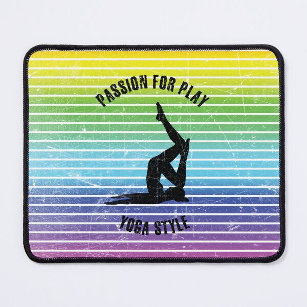 Item preview, Black silhouette of a woman in a reclining position practicing yoga designed and sold by HarridanCreates.