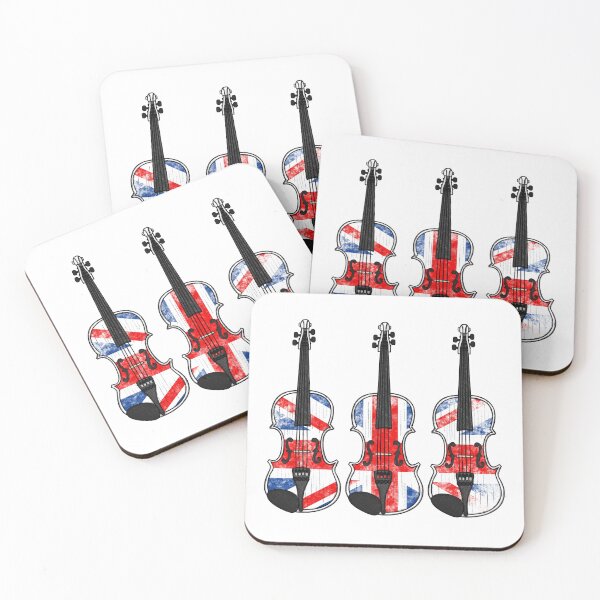 Item preview, Violin UK Flag Violinist British Musician designed and sold by doodlerob.