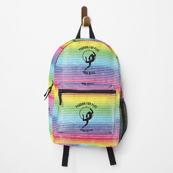 Item preview, Black silhouette of a woman practicing yoga with a wheel designed and sold by HarridanCreates.