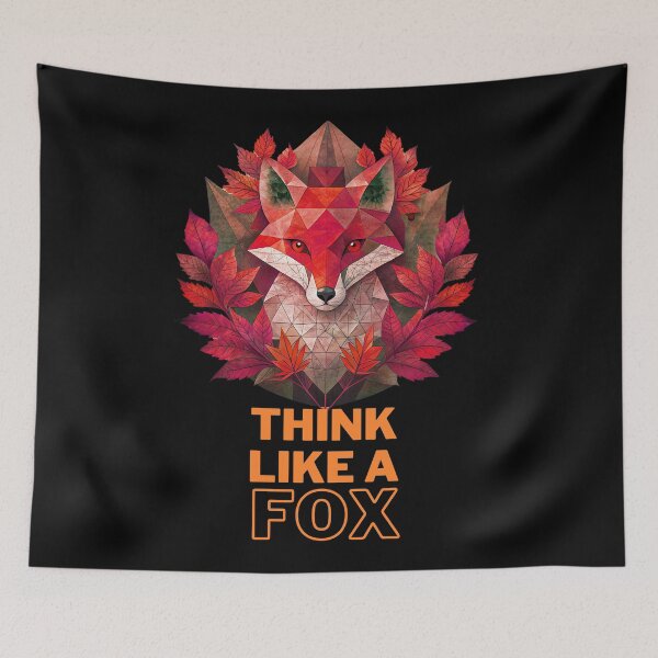 Item preview, You are cunning, smart and free like a fox! Show off your wit and originality with this T-shirt featuring the slogan "Think Like a Fox" designed and sold by fotoryum.