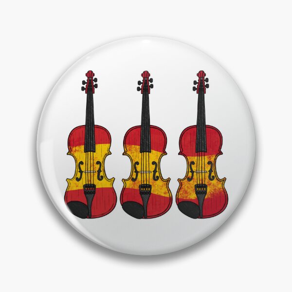 Item preview, Violin Spanish Flag Violinist String Musician Spain designed and sold by doodlerob.