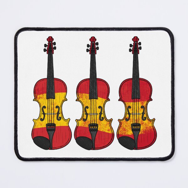 Item preview, Violin Spanish Flag Violinist String Musician Spain designed and sold by doodlerob.