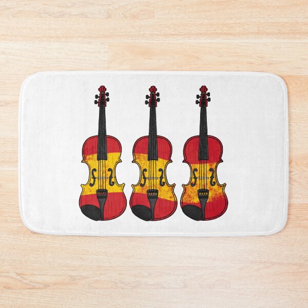 Item preview, Violin Spanish Flag Violinist String Musician Spain designed and sold by doodlerob.