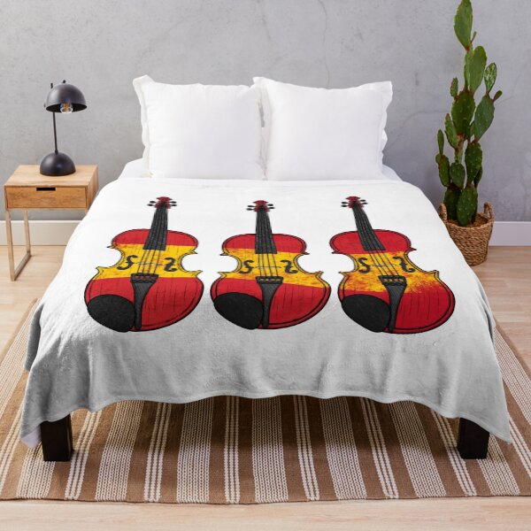 Item preview, Violin Spanish Flag Violinist String Musician Spain designed and sold by doodlerob.