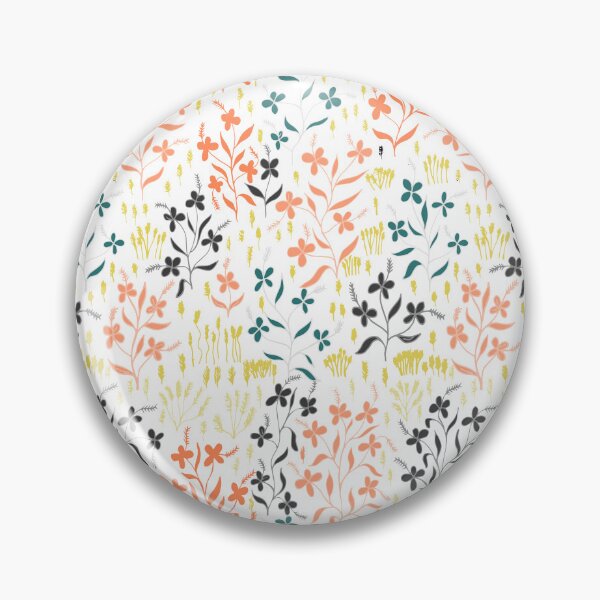 Item preview, Flowers of Spring - orange green designed and sold by SerahO.