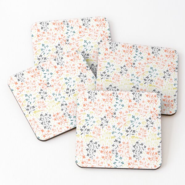 Item preview, Flowers of Spring - orange green designed and sold by SerahO.