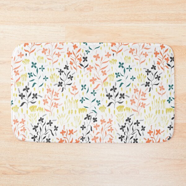 Item preview, Flowers of Spring - orange green designed and sold by SerahO.