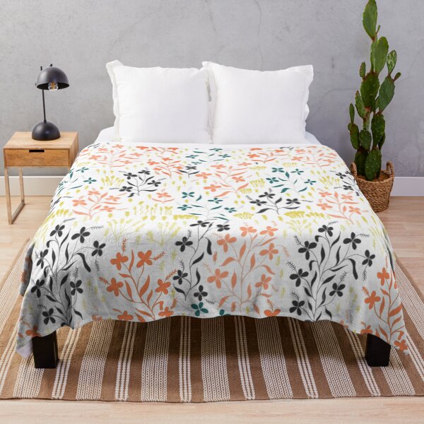 Item preview, Flowers of Spring - orange green designed and sold by SerahO.