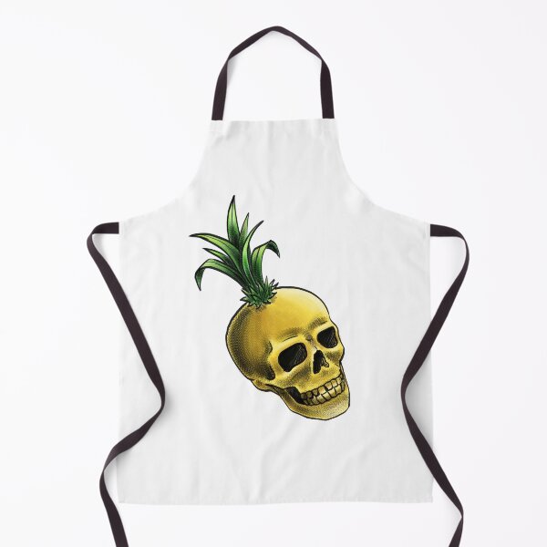 Item preview, Pineapple Skull Tattoo designed and sold by StrangeVisions.