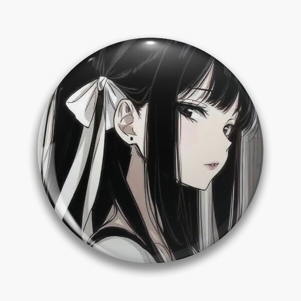 Item preview, anime girl with black hair  designed and sold by Moonflowerbt1.